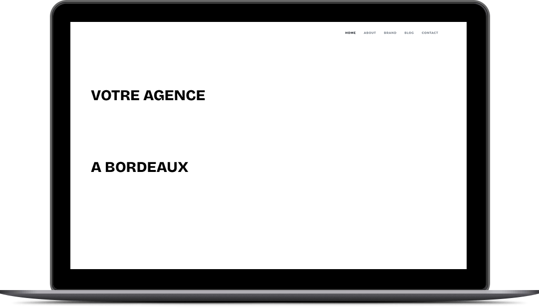 Ordinateur agence marketing et communication digitale à Bordeaux